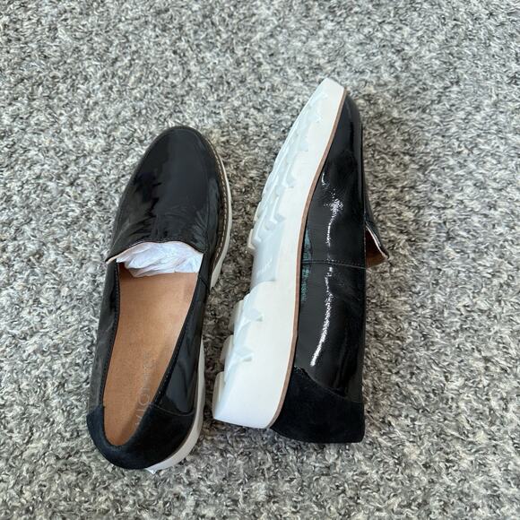 Vionic Kensley Women's Slip On Loafer Shoe Black Patent Leather 9 Wide New - Picture 6 of 8
